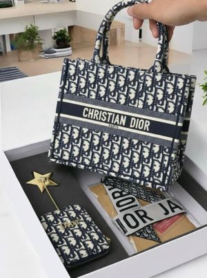 Dior_book tote gift set combo premium quality with box 