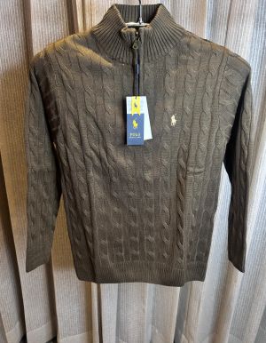 RALPH LAURE_N POLO GREEN KNITTED PREMIUM ELBOW WORK 