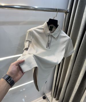 Hugo  Boss Beige Classic Premium Polo T-Shirt