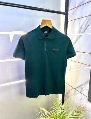 Arman_i Exchange Green Polo Premium Collar Neck T-shirt F2789-GR