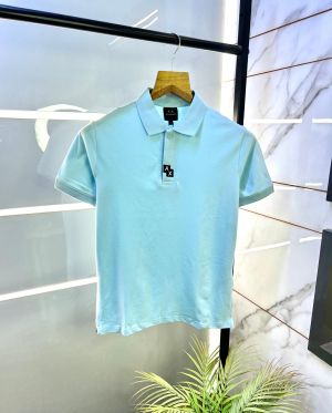 Arman_i Exchange Sky Polo Premium Collar Neck T-shirt F2789-SK