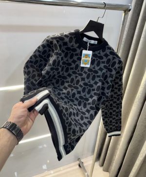 COAC_H IMPORTED BLACK MONOGRAM PULLOVER 