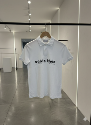 Calvinklein imported polo tshirt white sale