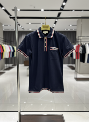 GUCC-I IMPORTED TRENDING POLO T-SHIRT NAVY BLUE