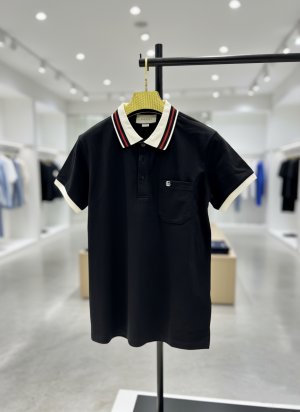 GUCC-I IMPORTED TRENDING POLO T-SHIRT BLACK