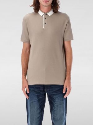 Emporio Arman i Black Premium Polo T shirt With 240 gsm interlock cotton lycra fabric With Emboss Logo and Collar Design 2643