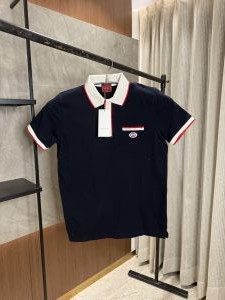 GUCC_I BLACK WHITE PREMIUM IMPORTED POLO