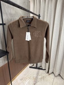 CALVIN KLEI_N BROWN PREMIUM PULLOVER WITH CHAIN