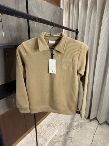 CALVIN KLEI_N MUSTARD PREMIUM PULLOVER WITH CHAIN