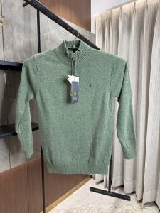 RALPH LAURE_N POLO KNITTED GREEN PREMIUM NECK PULLOVER