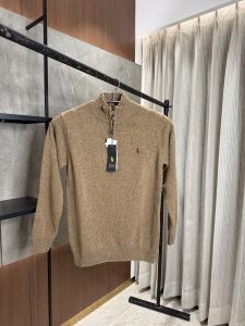 RALPH LAURE_N POLO KNITTED BROWN PREMIUM NECK PULLOVER
