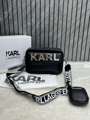 Karl Lagerfeld Maybelle Camera Crossbody Bag With Original Packing