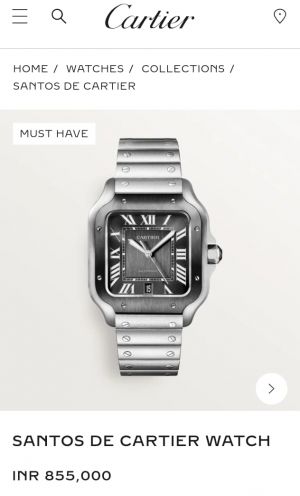 Cartie_r Santos Automatic