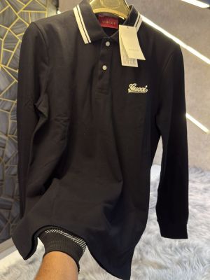 Gucci_Black_Embroidery_Logo_Full_Sleeve_Premium_Polo_T-Shirt_(1881)