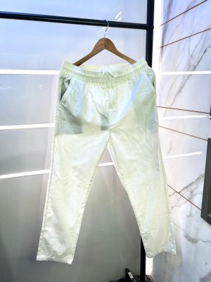 Ralph_Lauren Polo White Linen Super Premium Trouser F3069-WH