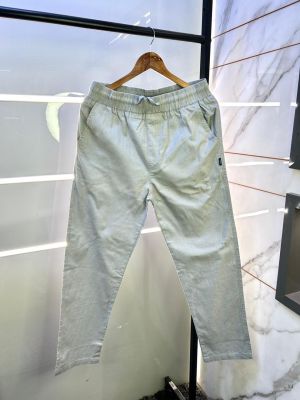 Ralph_Lauren Polo Grey Linen Super Premium Trouser F3069-GY