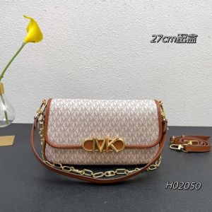 _Michael_kors_ parker shoulder bag with og box(22319-biege-brown)