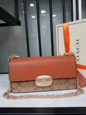 _Coach_eliza_flap_crossbody_bag_with_og_double_box