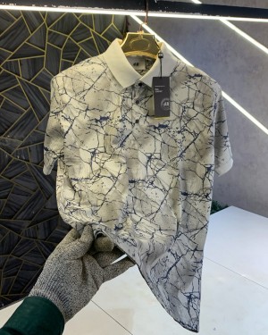 H&M_Grey_Printed_Imported_Polo_T-shirt_(1361)