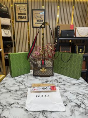 Gucc_i Bee Blind For Love Shoulder Bag Includes Box Dust Bag And Carry Bag