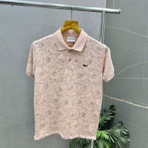 Lacost_e Pink Premium Polo Neck Tshirt 482