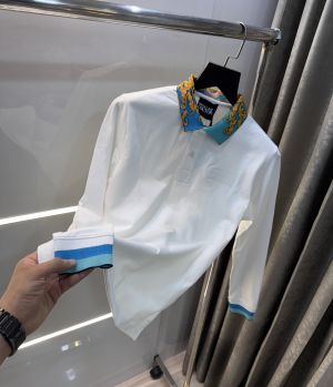 Versace Couture White Logo Work Imported Polo T-Shirt
