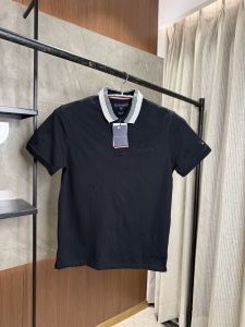 TOMMY HILFIGE_R BLACK PREMIUM COLLAR WORK POLO