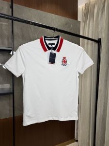 TOMMY HILFIGE_R WHITE RED PREMIUM COLLAR WORK POLO