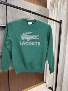 LACOST_E GREEN FRONT PRINTED PREMIUM PULLOVER