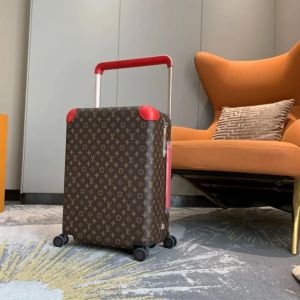 Louis_Vuitton_LV Trolley Horizon Genuine Leather Luggage & Travel Bag With OG Box & Dust Bag (Brown Red - 1165)