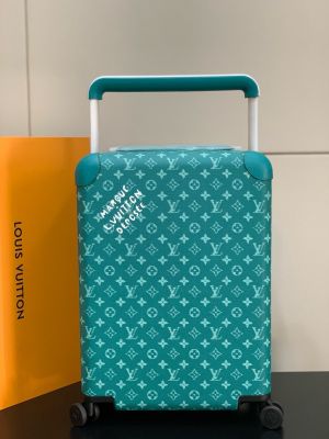 Louis_Vuitton_LV Trolley Horizon Genuine Leather Luggage & Travel Bag With OG Box & Dust Bag (Green - 1167)