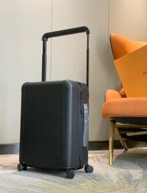 Louis_Vuitton_LV Trolley Horizon Genuine Leather Luggage & Travel Bag With OG Box & Dust Bag (Black - 1169)
