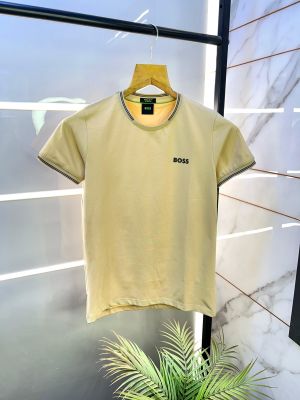Boss Premium Beige Round Neck T-shirt F2930-BE