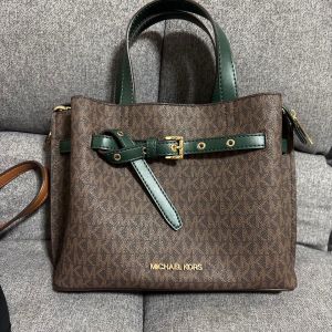 Michael_kors emilia tote bag with dust bag(22311-coffe-green)