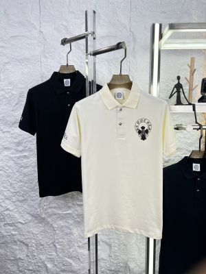 SALE CHROME HEARTS IMPORTED CREME POLO