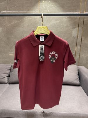 SALE CHROME HEARTS IMPORTED MAROON POLO