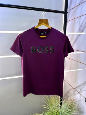 Boss Wine Round Premium Neck T-shirt F2803-WI