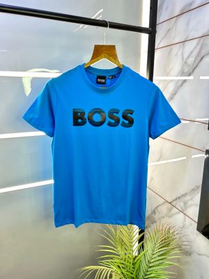 Boss Blue Round Premium Neck T-shirt F2803-B1