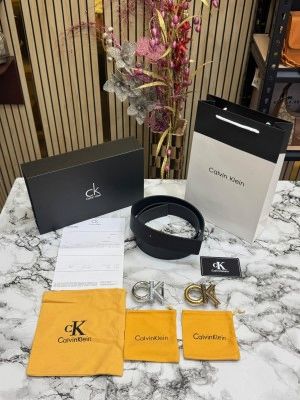 Calvin_Klein Premium Belt Combo With Box And Dust Bag Including CarryBag (CK-2)