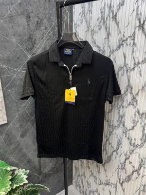 Sale.RALPH.LAUREN.IMPORTED.KNITTED.FABRIC.FRONT.LOGO.EMBROIDERED.VERY.PREMIUM.HALF.ZIPPER.POLO.TSHIRT.