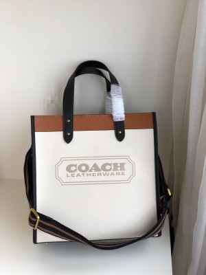Coach_ field tote bag with Double box premium quality Heavy quality