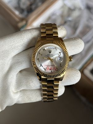 Role x Arabic Day Date ( 1st Quality Quartz )