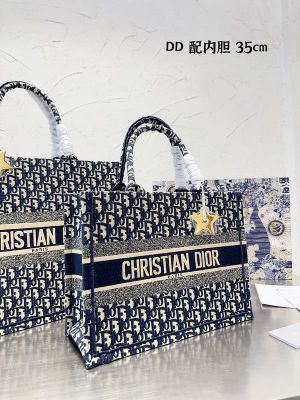 _Dior_book_tote_bag_with_og_box_and_scarf_blueD