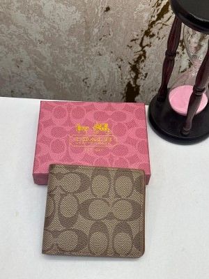 COAC_H BROWN PREMIUM WALLET WITH OG BOX MO NO - 49