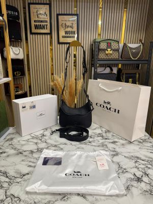 Coac_h Hobo Crossbody Bag With Box And Dust Bag Including Carry Bag (Black)