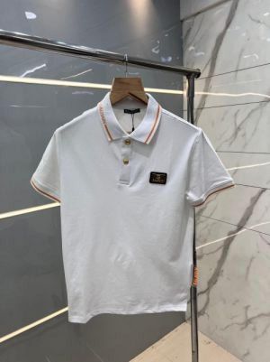 Balmai n Paris White Premium Imported Pique Polo Tshirt with Collar Design And Metal Logo 2719