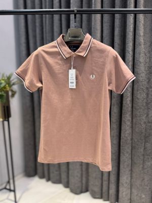 FRED PERRY CHEST LOGO POLO T-SHIRT 
