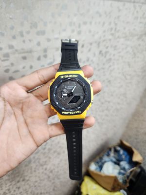 Gshock Ga2100 Black Yellow New Taxi Edition