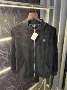 Balmai n Paris Knitted Zipper Jacket (Black)