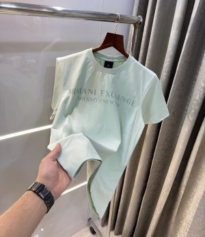 Arman i Exchange Aqua Green Logo Print Premium T-Shirt